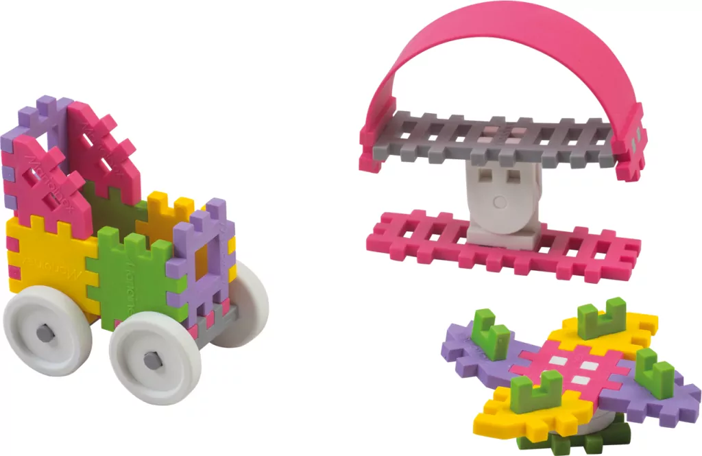 Mini Waffle Konstruktor 35. Różowy - tantis.pl