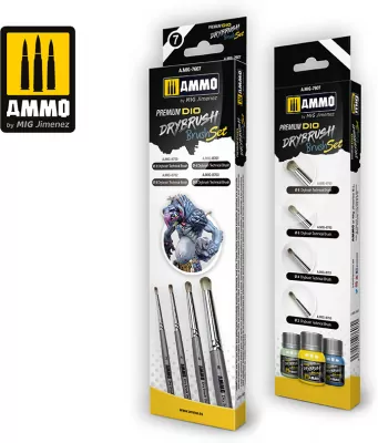Ammo: Premium DIO Drybrush Brush Set