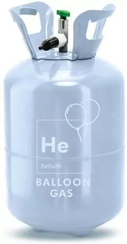 Butla z helem błękitna maks 30 balonów - tantis.pl