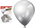 Balon dmuchany metal srebrny 26cm 12szt - tantis.pl