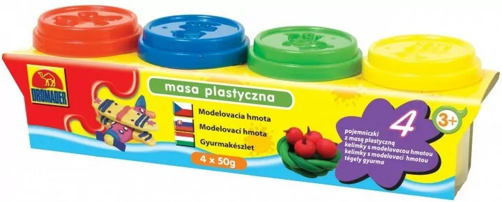 Masa plastyczna, 4 kolory - tantis.pl