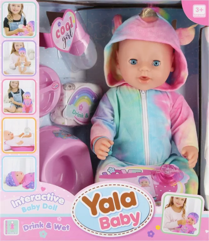 Lalka bobas 45cm z akcesoriami MEGA CREATIVE 543741 - tantis.pl
