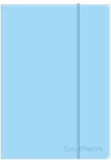 Coolpack. Brulion A5 80k linia z gumką, pastel powder blue - tantis.pl