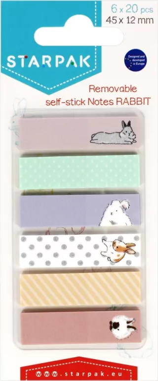 Zakładka indeksująca 45x12mm. Królik - tantis.pl