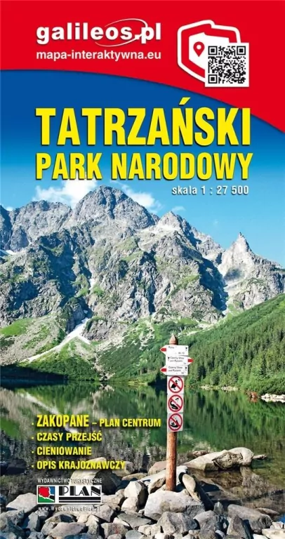 Mapa tur. - Tatrzański Park Narodowy 1:27 000 - tantis.pl