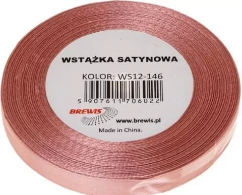 Wstążka satynowa guma balonowa 38mm x 32m - tantis.pl