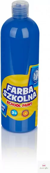 Farba szkolna. Ciemnoniebieska 500ml - tantis.pl