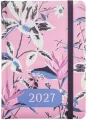 Terminarz 2027 tygodniowy B6+ Kwiaty gumka MIX - tantis.pl