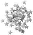 Koraliki gwiazdki 1,5cm. Srebrne - tantis.pl