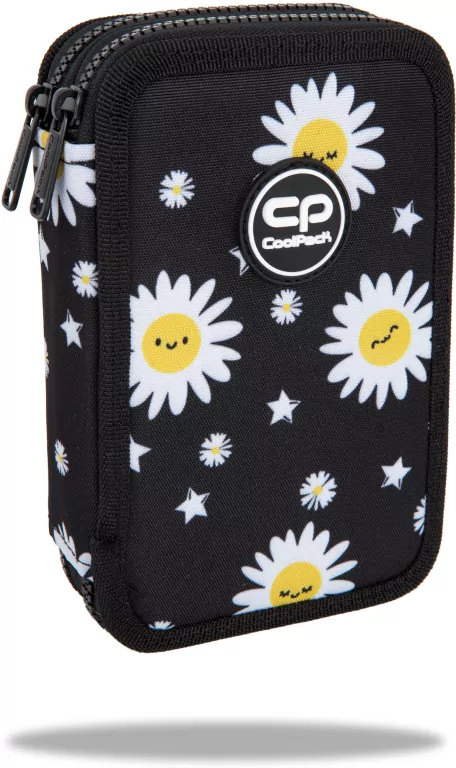 Piórnik 2-komorowy z wyposażeniem Coolpack Jumper 2 Daisy Black - tantis.pl