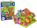 Domino dwustronne Dinozaury 10x5cm 28el - tantis.pl
