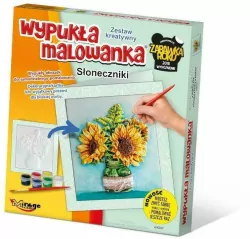 Wypukła Malowanka - Kwiaty Słoneczniki
