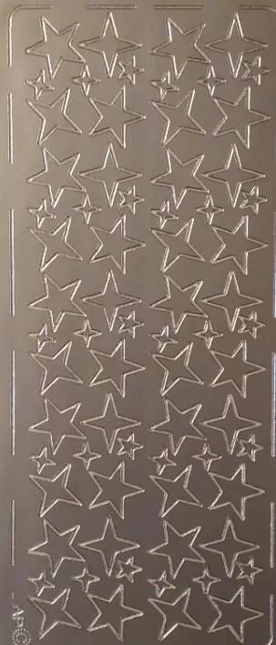 Stiker ażurowy srebrny - tantis.pl