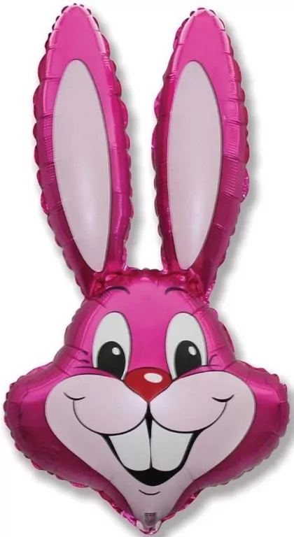 Balon foliowy Rabbit różowy 60cm - tantis.pl