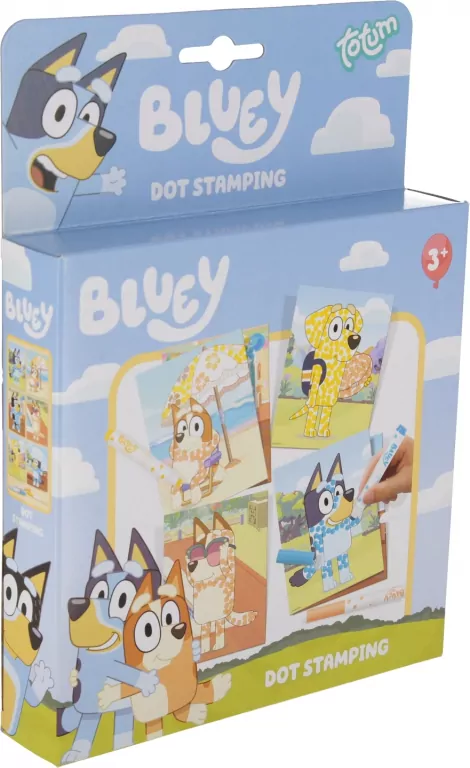 Zestaw kreatywny Bluey ze stempelkami - tantis.pl