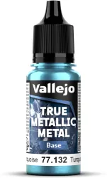 Vallejo: 77.132 - True Metallic Metal - Base - Hydra Turquoise (18 ml)