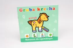 Kucyk. Gruba krecha. Malowanki dla najmłodszych