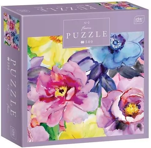 Interdruk. Puzzle 500. Flowers 2 - tantis.pl