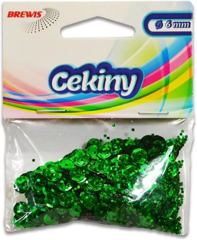 Cekiny hologramowe H 30 zielony - tantis.pl