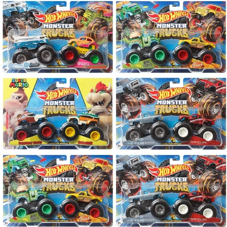 Hot Wheels. Monster Trucks Pojazd 2-pak - tantis.pl