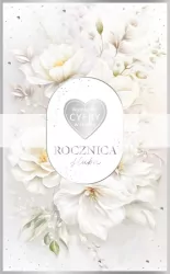 Karnet Rocznica Ślubu wymienne cyfry