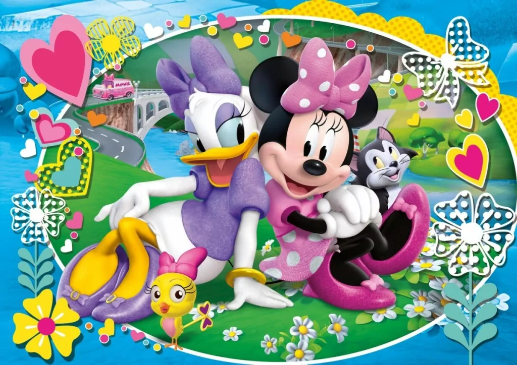 Puzzle 104 Maxi. SuperColor. Minnie Happy Helpers. - tantis.pl