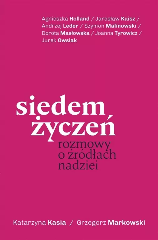 Siedem życzeń. Rozmowy o źródłach (z autografem) - tantis.pl