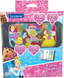 Konsola podręczna Compact Cyber Arcade  Disney Princess. Ekran 2,5 150 gier w tym 10 z księżniczkami
