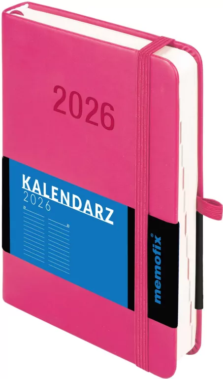 Kalendarz 2026 B6 Memofix DNS różowy - tantis.pl