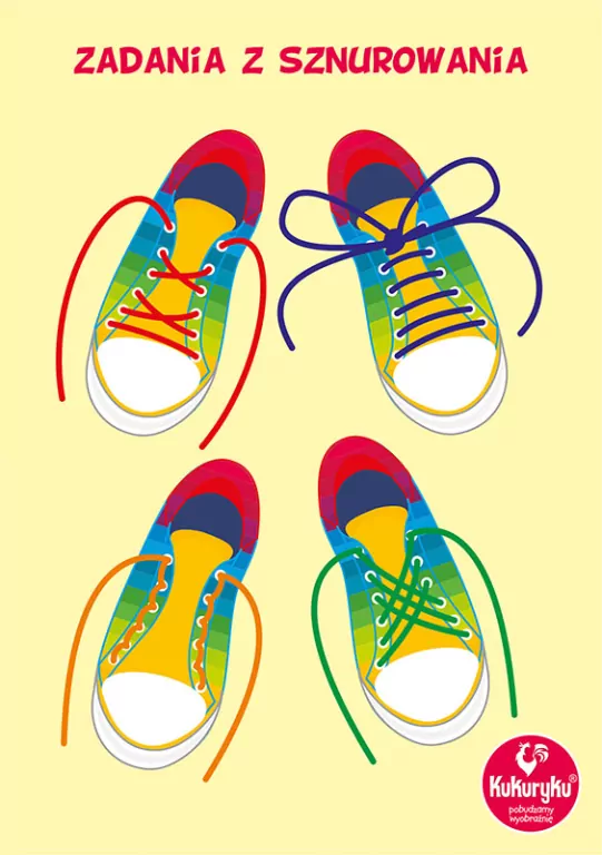 Sznurowanka. Sam sznuruję buty! różne rodzaje - tantis.pl