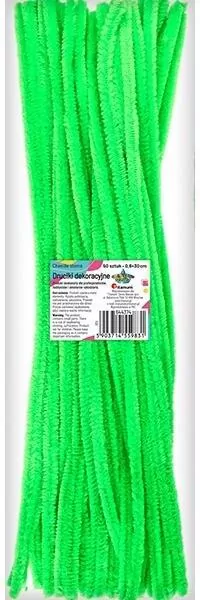 Druciki dekoracyjne 0,6x30cm jasnozielone 50szt - tantis.pl
