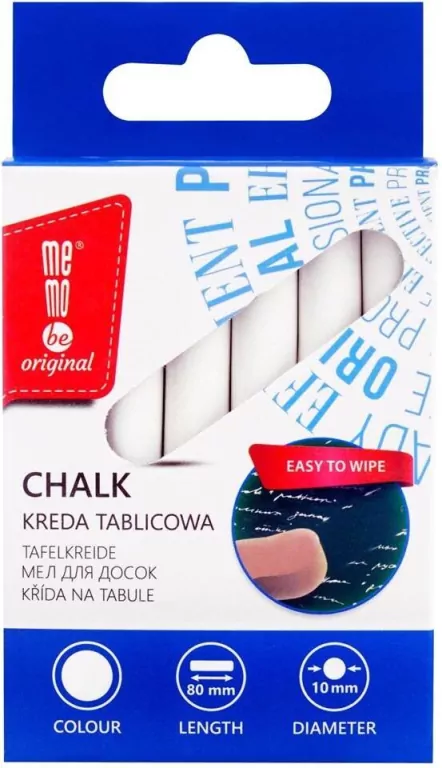 Kreda tablicowa biała MemoBe - tantis.pl