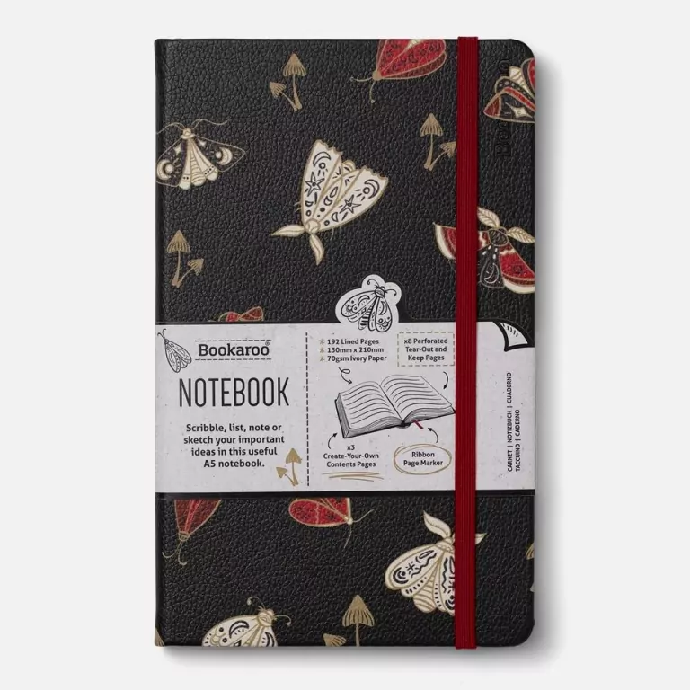 Bookaroo Notatnik Journal A5 - Ćmy - tantis.pl