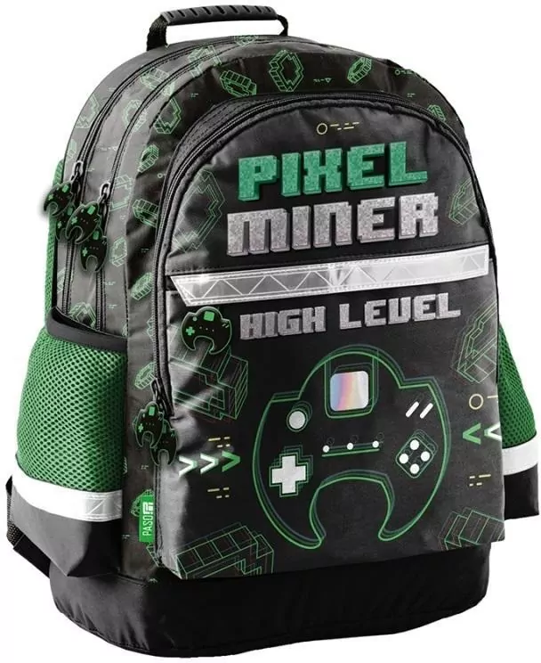 Plecak szkolny. Pixel Miner. High Level - tantis.pl