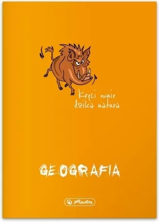 Zeszyt A5/60 kratka Eco PP - Geografia - tantis.pl