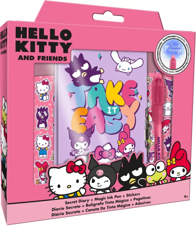 Pamiętnik z magicznym długopisem Hello Kitty HK50184 - tantis.pl