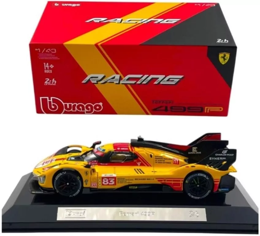 Ferrari Racing 499P 24H LE Mans Hypercar 2024 - tantis.pl