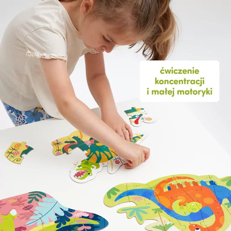 CzuCzu. Puzzle progresywne. 71 Dinozaury - tantis.pl