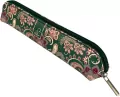 Piórnik mini Paisley Kwiaty green - tantis.pl