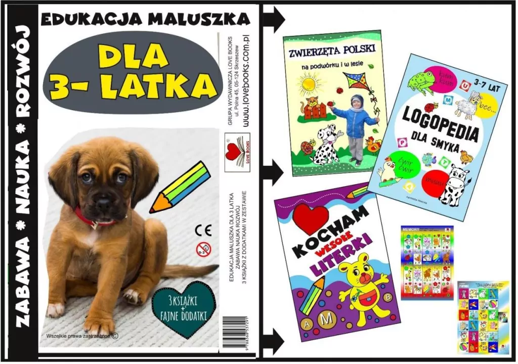 Edukacja maluszka - Zestaw książek dla 3 latka - tantis.pl