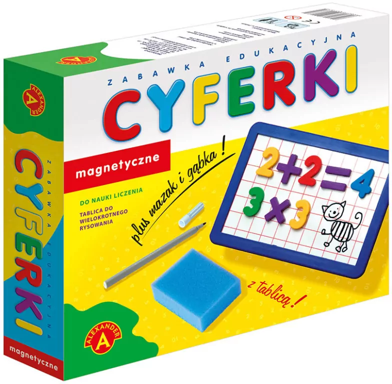 Cyferki magnetyczne w pudełku - tantis.pl