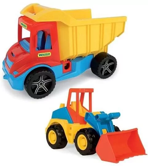 Multi Truck. Pojazd z koparką. Wader - tantis.pl