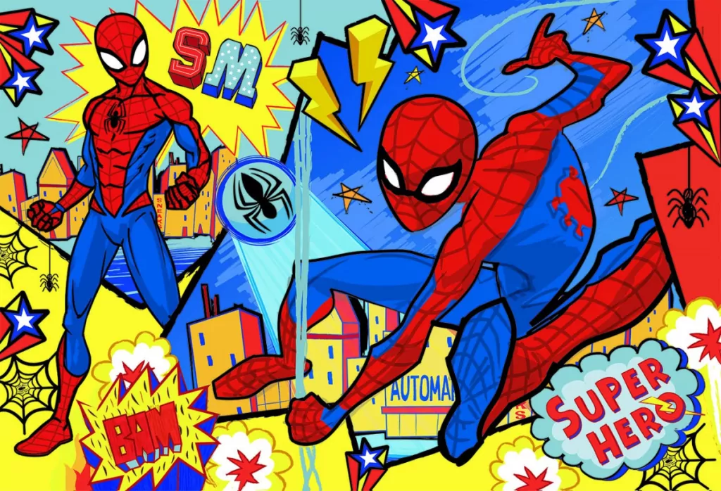 Puzzle 24 Maxi. SuperColor. Spider-Man. 24216 - tantis.pl