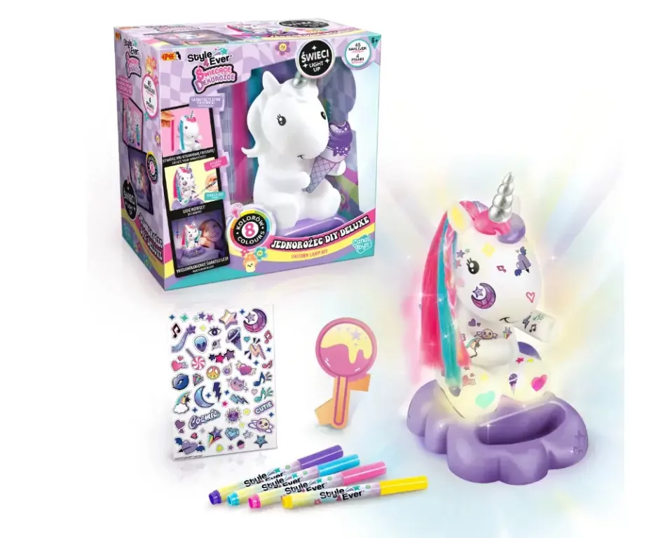 Epee. Świecące Dekorożce. Jednorożec DIY Deluxe 60086 - tantis.pl