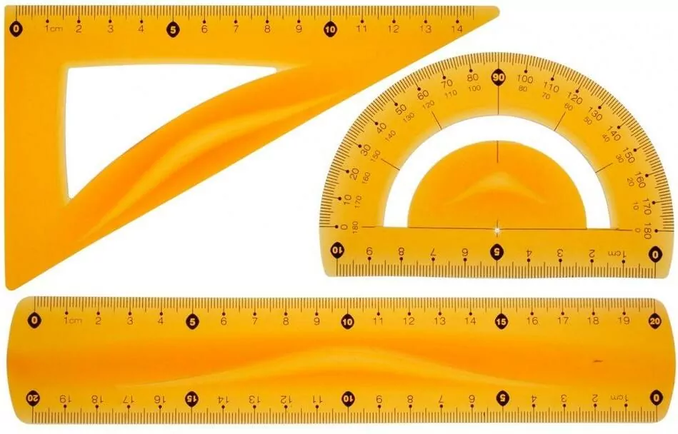 Zestaw geometryczny. Pomarańczowy - tantis.pl