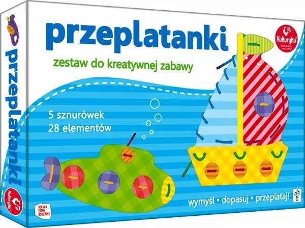 Przeplatanki. Zestaw do kreatywnej zabawy. Pojazdy - tantis.pl