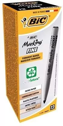 Marker czarny BIC Marking Fine - tantis.pl