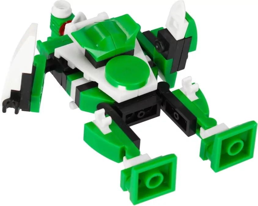 Klocki konstrukcyjne Alleblox RobotUnion 65el zielony - tantis.pl