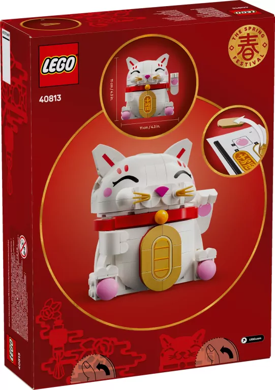 LEGO® Icons. Japoński kot szczęścia 40813 - tantis.pl