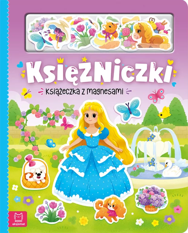Księżniczki. Książeczka z magnesami - tantis.pl